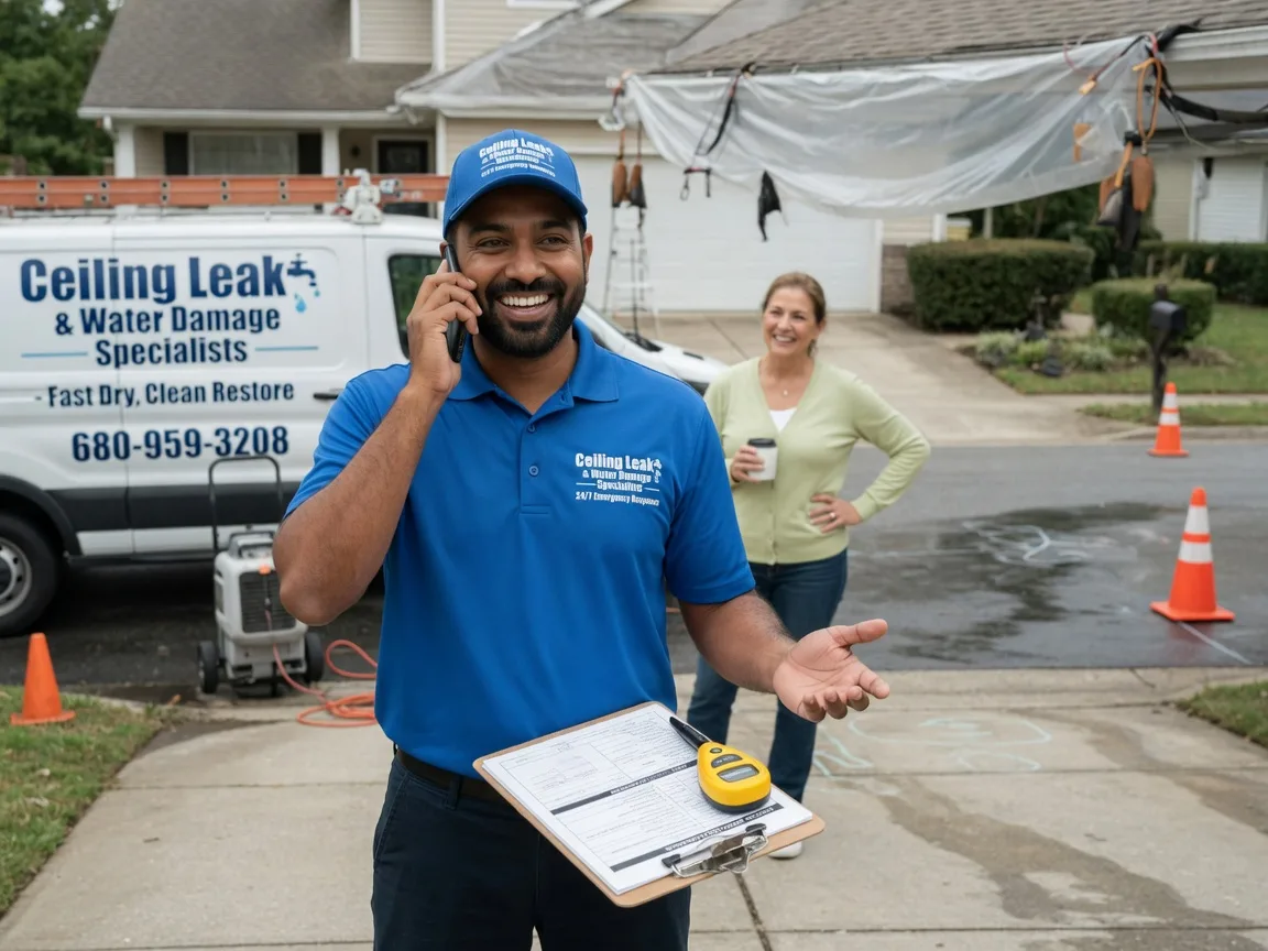 Ceiling Leak Cleanup Sanborn, MN FAQs